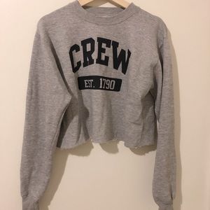 Cropped Crewneck Sweatshirt